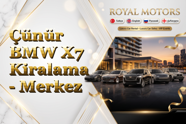Çünür BMW X7 Kiralama - Merkez