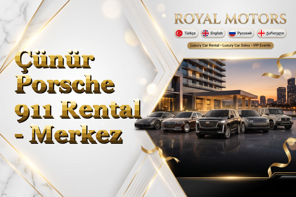 Çünür Porsche 911 Rental - Merkez