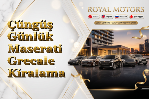 Çüngüş Günlük Maserati Grecale Kiralama