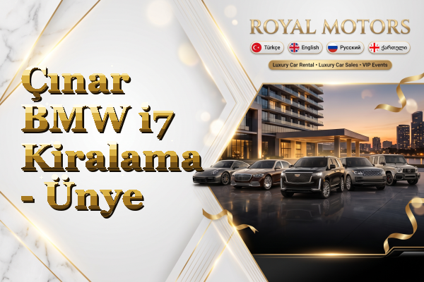 Çınar BMW i7 Kiralama - Ünye