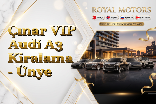 Çınar VIP Audi A3 Kiralama - Ünye
