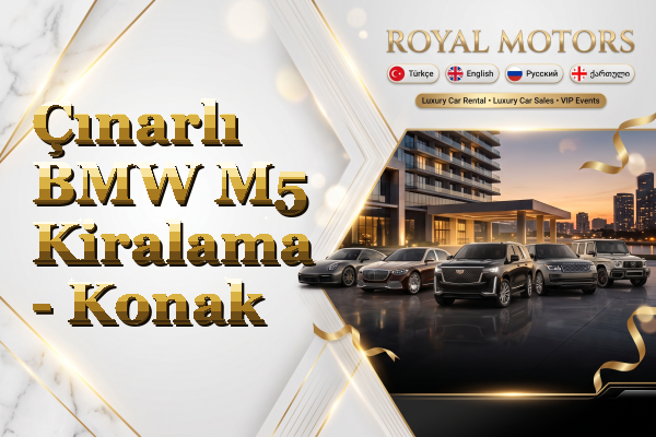 Çınarlı BMW M5 Kiralama - Konak