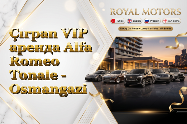 Çırpan VIP аренда Alfa Romeo Tonale - Osmangazi