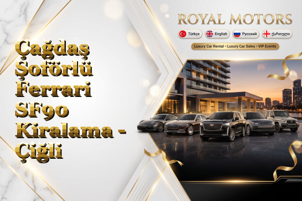 Çağdaş Şoförlü Ferrari SF90 Kiralama - Çiğli