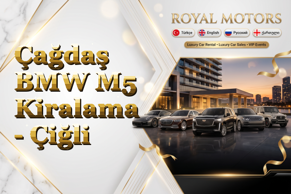 Çağdaş BMW M5 Kiralama - Çiğli