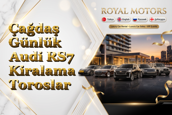 Çağdaş Günlük Audi RS7 Kiralama - Toroslar