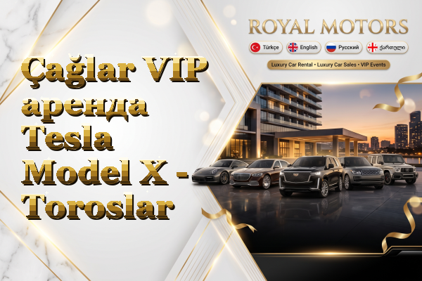 Çağlar VIP аренда Tesla Model X - Toroslar