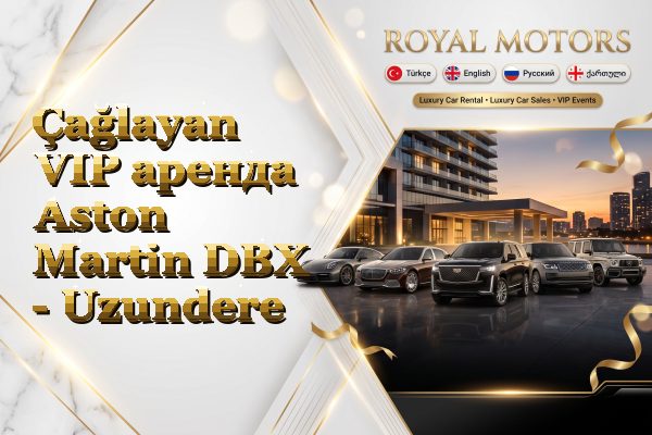 Çağlayan VIP аренда Aston Martin DBX - Uzundere