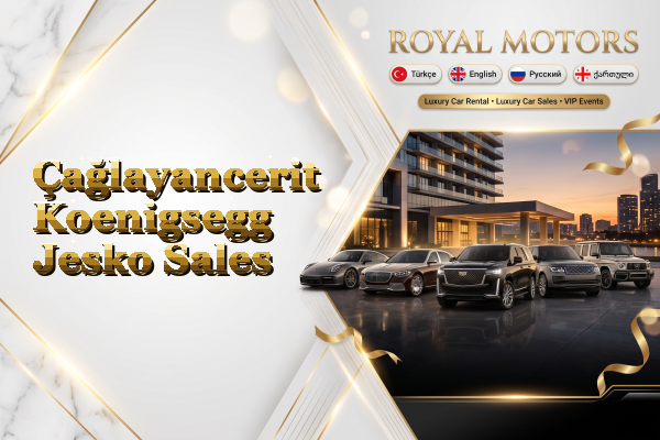 Çağlayancerit Koenigsegg Jesko Sales
