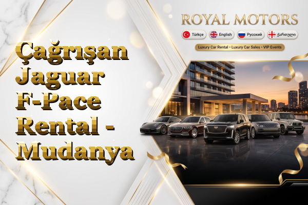 Çağrışan Jaguar F-Pace Rental - Mudanya