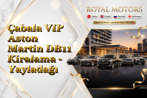 Çabala VIP Aston Martin DB11 Kiralama - Yayladağı