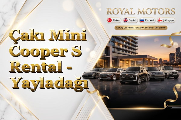 Çakı Mini Cooper S Rental - Yayladağı