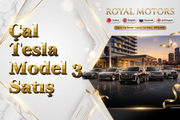 Çal Tesla Model 3 Satış