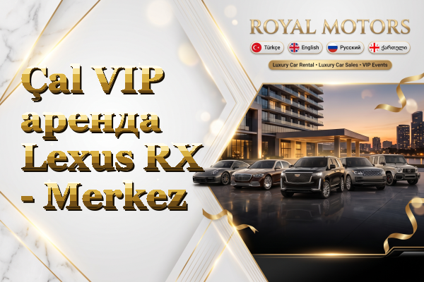 Çal VIP аренда Lexus RX - Merkez