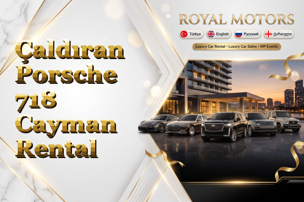 Çaldıran Porsche 718 Cayman Rental