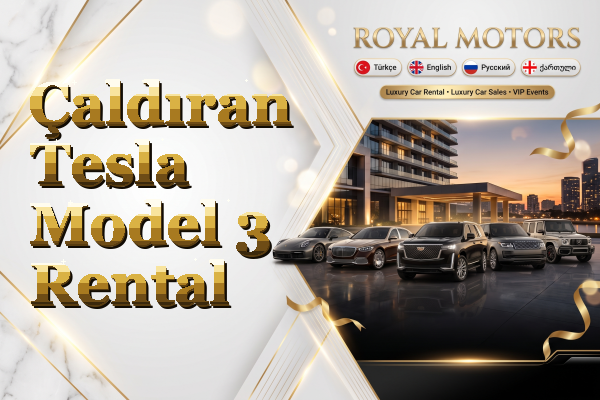 Çaldıran Tesla Model 3 Rental