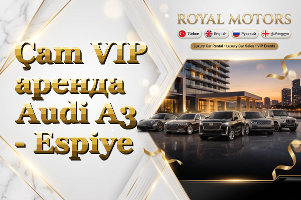 Çam VIP аренда Audi A3 - Espiye