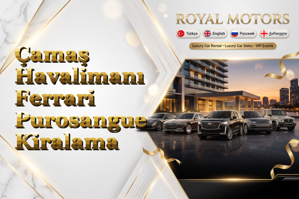 Çamaş Havalimanı Ferrari Purosangue Kiralama