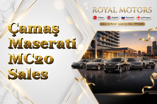 Çamaş Maserati MC20 Sales