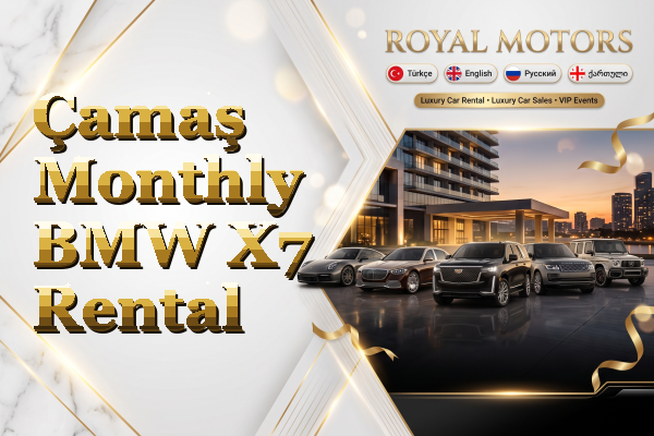 Çamaş Monthly BMW X7 Rental
