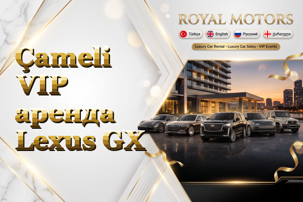 Çameli VIP аренда Lexus GX