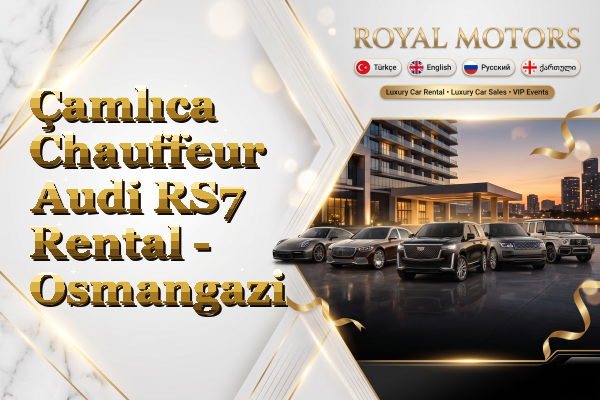 Çamlıca Chauffeur Audi RS7 Rental - Osmangazi