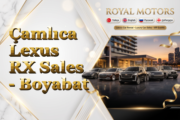 Çamlıca Lexus RX Sales - Boyabat