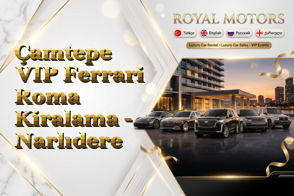 Çamtepe VIP Ferrari Roma Kiralama - Narlıdere