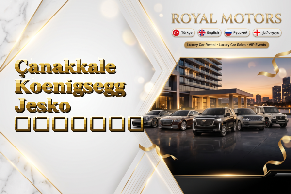 Çanakkale Koenigsegg Jesko გაყიდვა