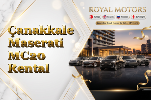 Çanakkale Maserati MC20 Rental