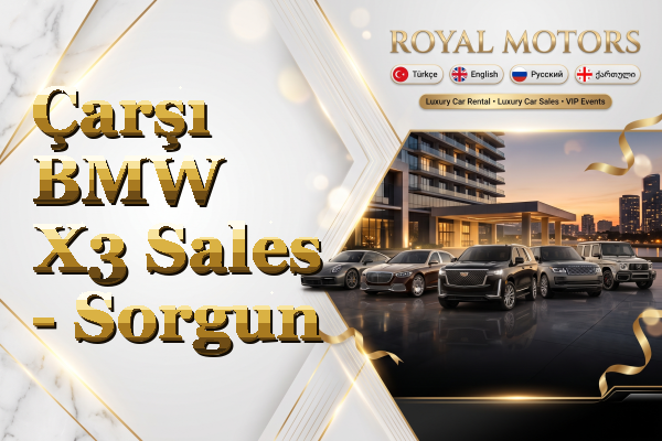 Çarşı BMW X3 Sales - Sorgun