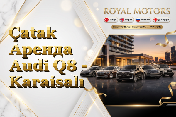 Çatak Аренда Audi Q8 - Karaisalı