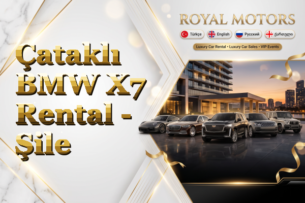 Çataklı BMW X7 Rental - Şile