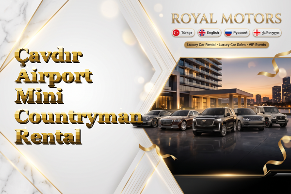 Çavdır Airport Mini Countryman Rental