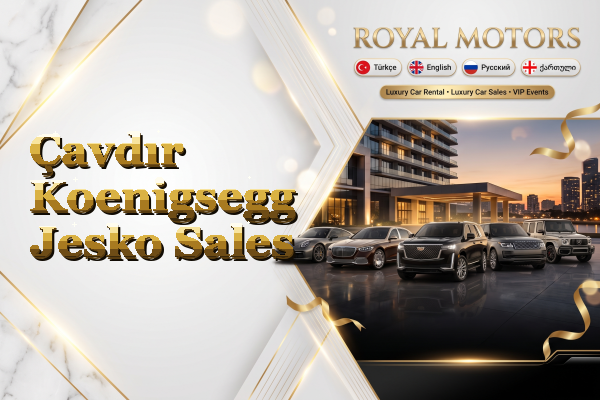 Çavdır Koenigsegg Jesko Sales