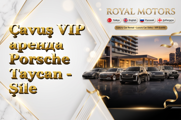 Çavuş VIP аренда Porsche Taycan - Şile