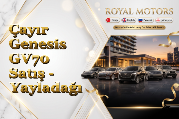 Çayır Genesis GV70 Satış - Yayladağı
