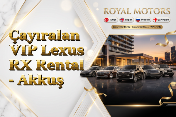 Çayıralan VIP Lexus RX Rental - Akkuş