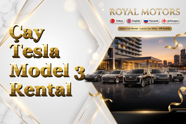 Çay Tesla Model 3 Rental