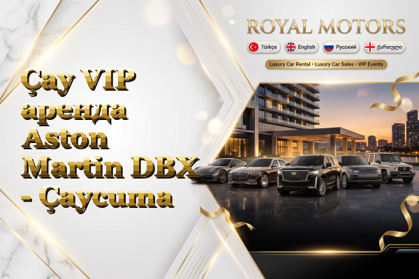 Çay VIP аренда Aston Martin DBX - Çaycuma