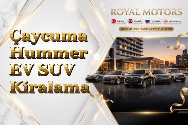 Çaycuma Hummer EV SUV Kiralama