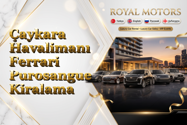 Çaykara Havalimanı Ferrari Purosangue Kiralama
