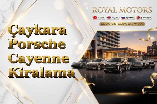 Çaykara Porsche Cayenne Kiralama
