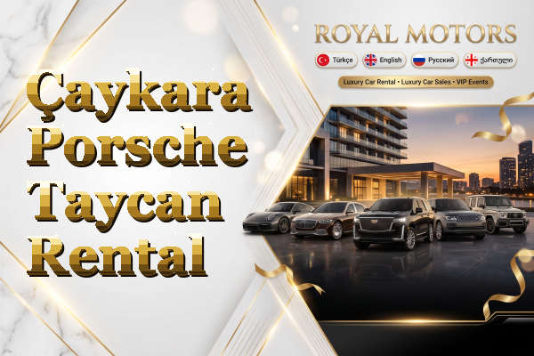 Çaykara Porsche Taycan Rental