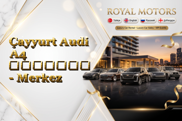 Çayyurt Audi A4 გაყიდვა - Merkez