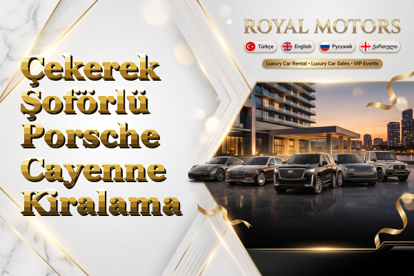 Çekerek Şoförlü Porsche Cayenne Kiralama
