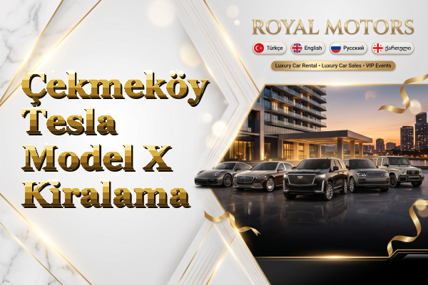Çekmeköy Tesla Model X Kiralama