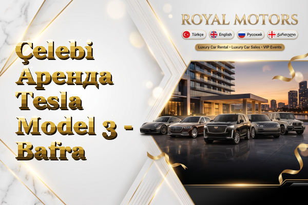 Çelebi Аренда Tesla Model 3 - Bafra