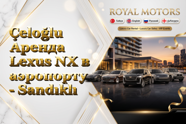 Çeloğlu Аренда Lexus NX в аэропорту - Sandıklı