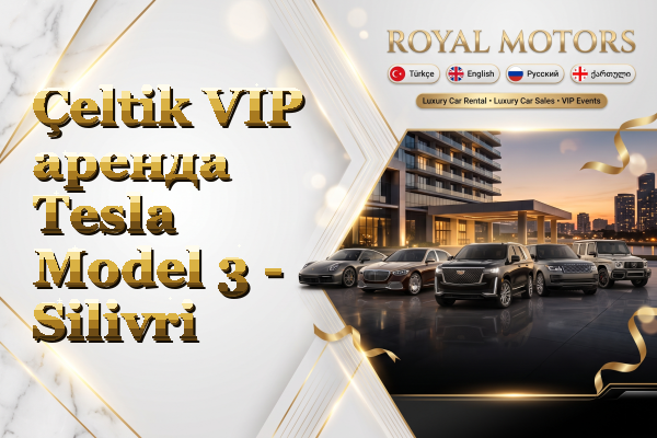 Çeltik VIP аренда Tesla Model 3 - Silivri